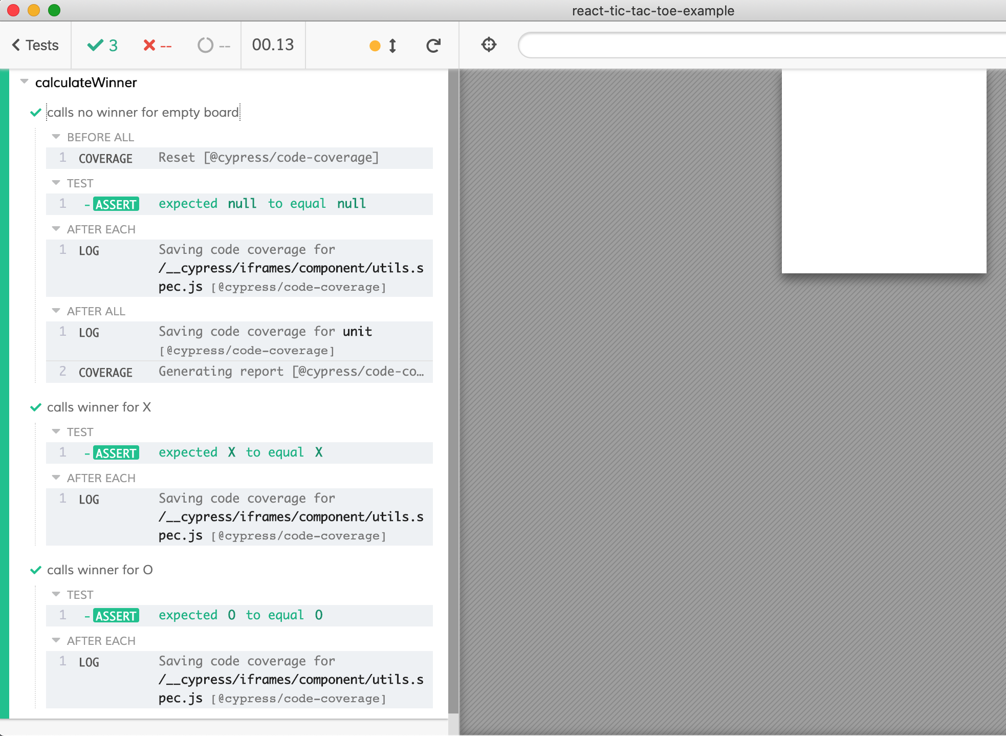 Unit tests